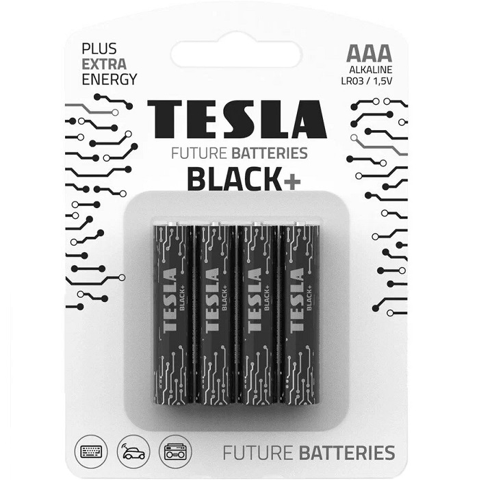Элемент питания TESLA BLACK+ LR03 BL-4 (4/48/480/36960)