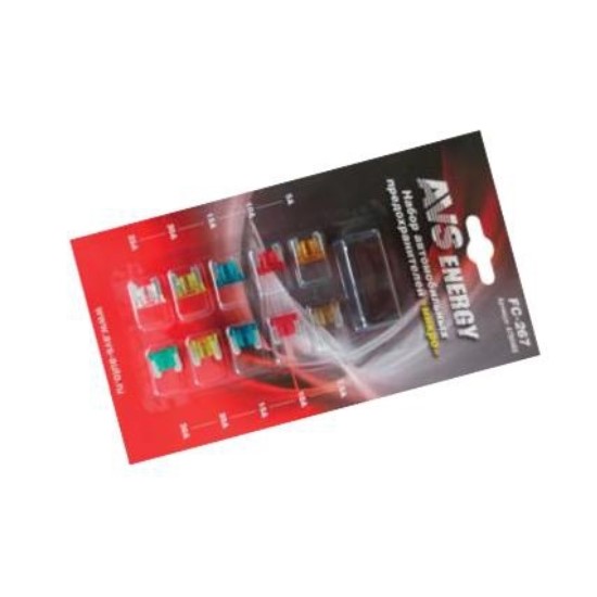 Набор предохранителей AVS FC-267 "микро" в блистере