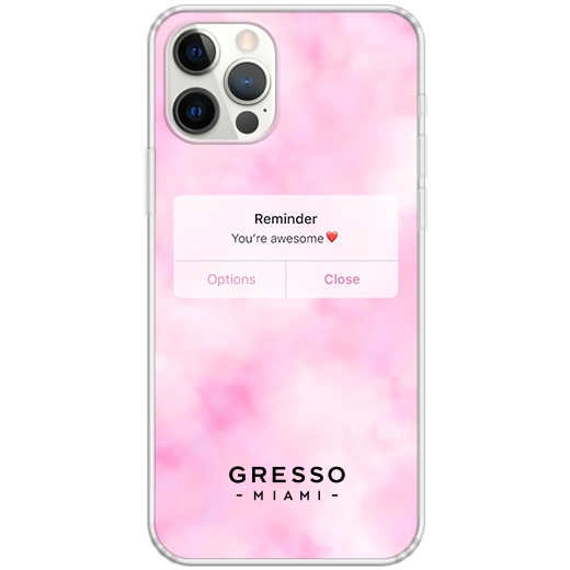 Задняя накладка GRESSO для iPhone 12 Pro Max. Коллекция "Me, Myselfie & I". Модель "Mood #4".
