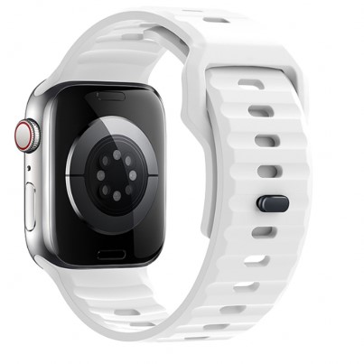Силиконовый ремешок HOCO WA27 Flexible для APPLE Watch 42/44/45/49mm, белый