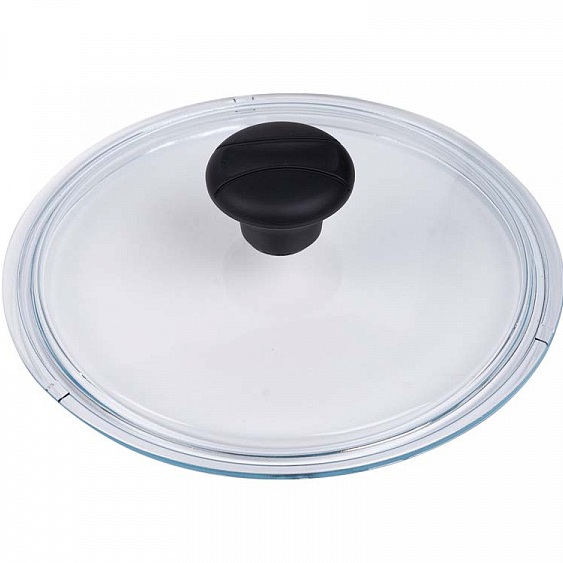 Крышка стеклянная 20см HAUSMANN HM-CK-01 200KR, ручка Soft touch