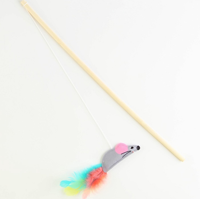 Дразнилка из фетра «‎Мышка», 7.8×3.1 см