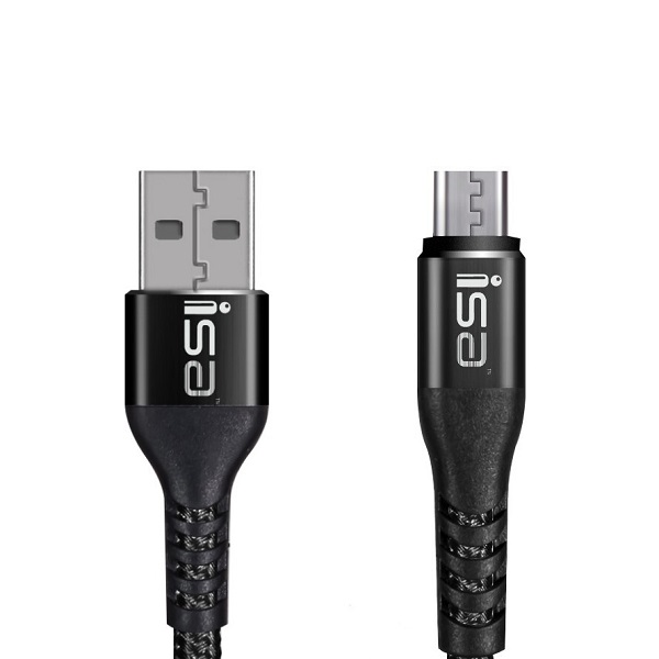 Кабель USB <--> microUSB  1.0м ISA DC-B01 LUX черный