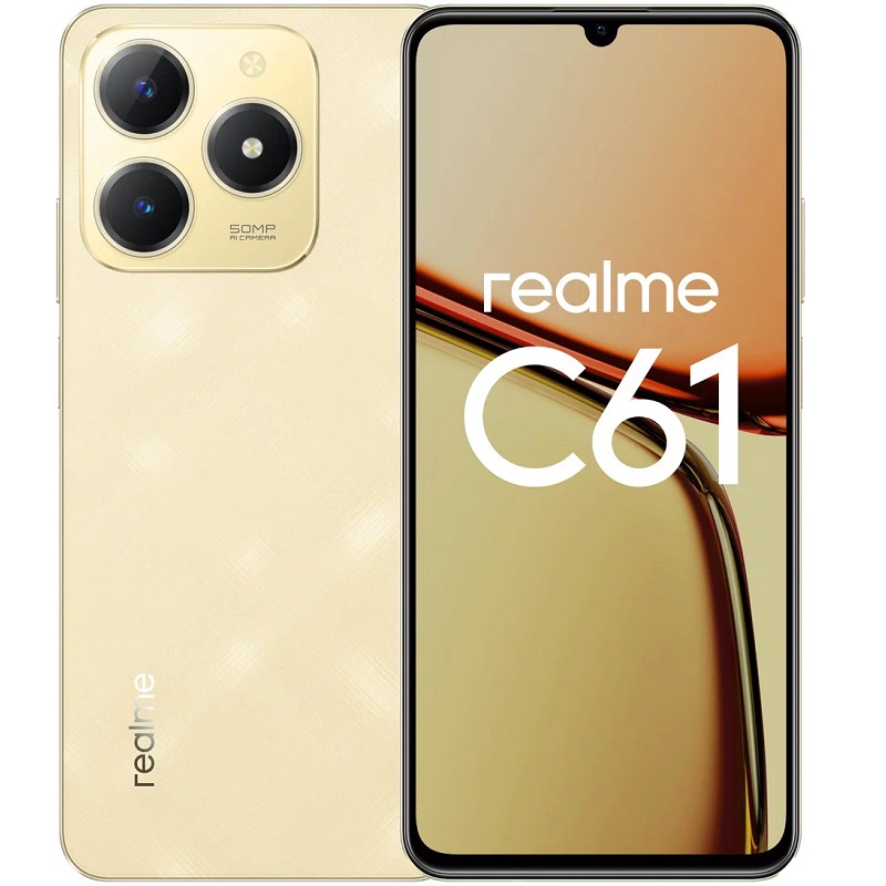 Смартфон Realme C61 6/128 Золотой