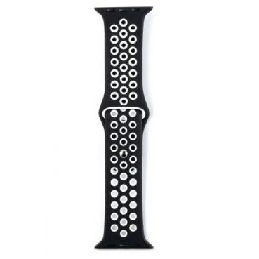 Силиконовый ремешок XO BT08A 38/40/41mm Black+White