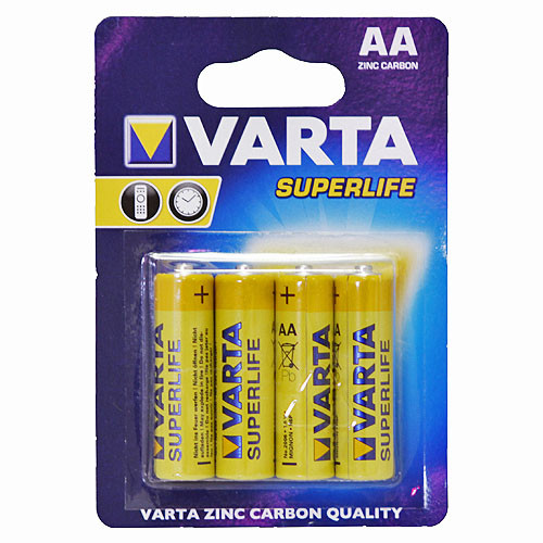 Элемент питания VARTA R06 SUPERLIFE BL-4 (48/240)