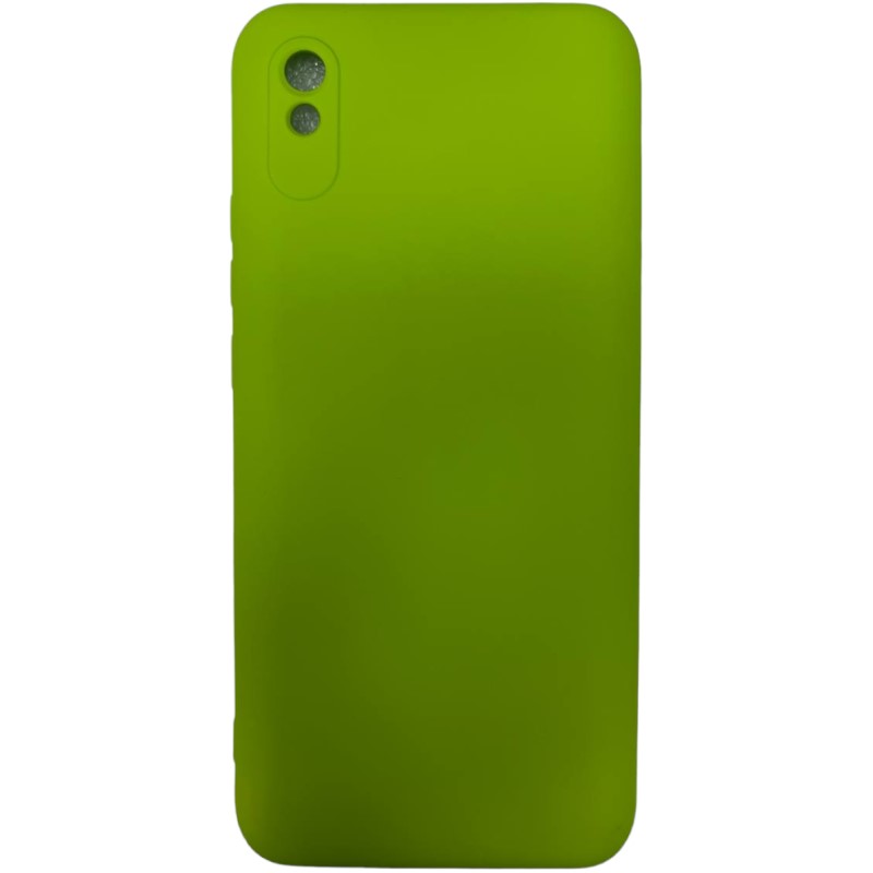 Задняя накладка SILICONE COVER для Xiaomi Redmi 9A №08 Зеленый