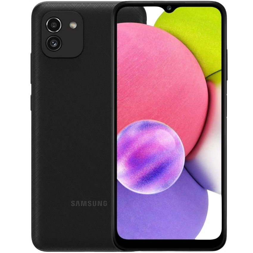 Смартфон Samsung Galaxy A03 3/32Gb SM-A035 (Черный)