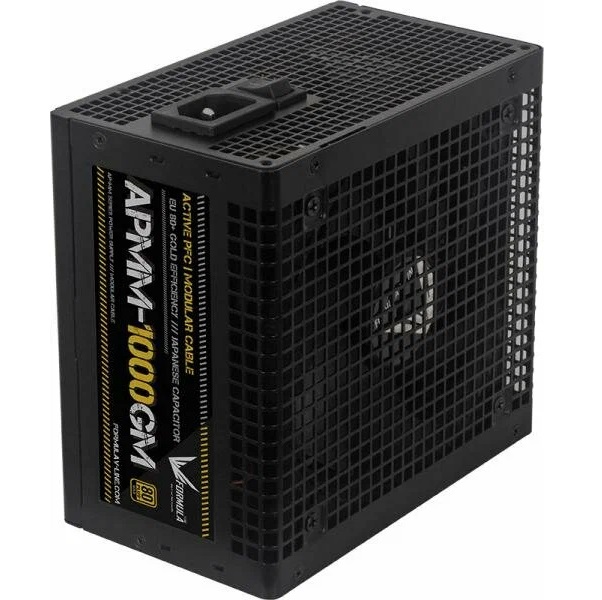 Блок питания 1000W Aerocool/Formula ATX APMM-1000GM Gen.5 80 PLUS gold (20+4pin) APFC 120мм fan 8xSATA Cab Manag RTL