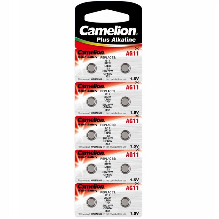 Элемент питания CAMELION AG11 (361A) (SR721W) LR721