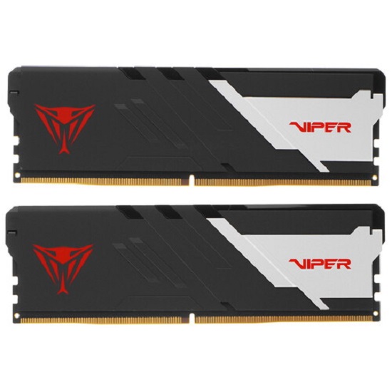 Оперативная память DDR5 32Gb (2x16Gb) PATRIOT Viper Venom 6400MHz PC5-51200 CL32 DIMM 288-pin 1.4В kit с радиатором Ret (PVV532G640C32K)