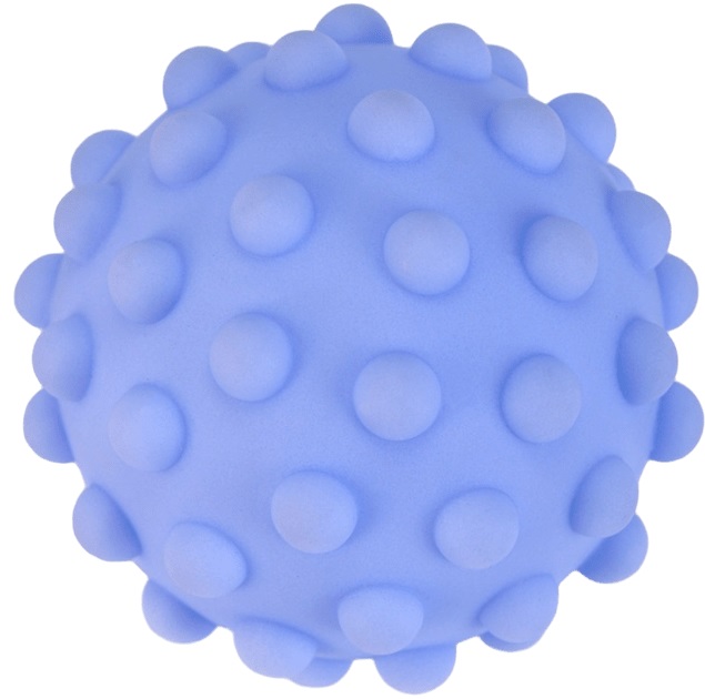 Игрушка пищащая для собак "Пупырчатый мяч", 6,5 см, микс цветов   10703267