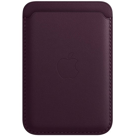 Кошелек для карт MagSafe Silicone Wallet для Apple iPhone Бордовый