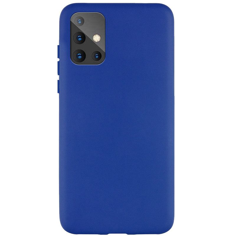 Задняя накладка ZIBELINO Soft Matte для Samsung Galaxy A71 синий