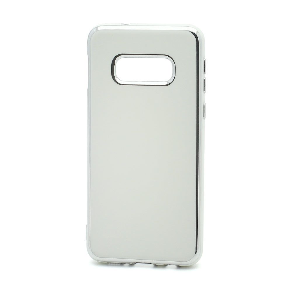 Силиконовый чехол SILICONE case Onyx Clear для Samsung Galaxy S10e белый