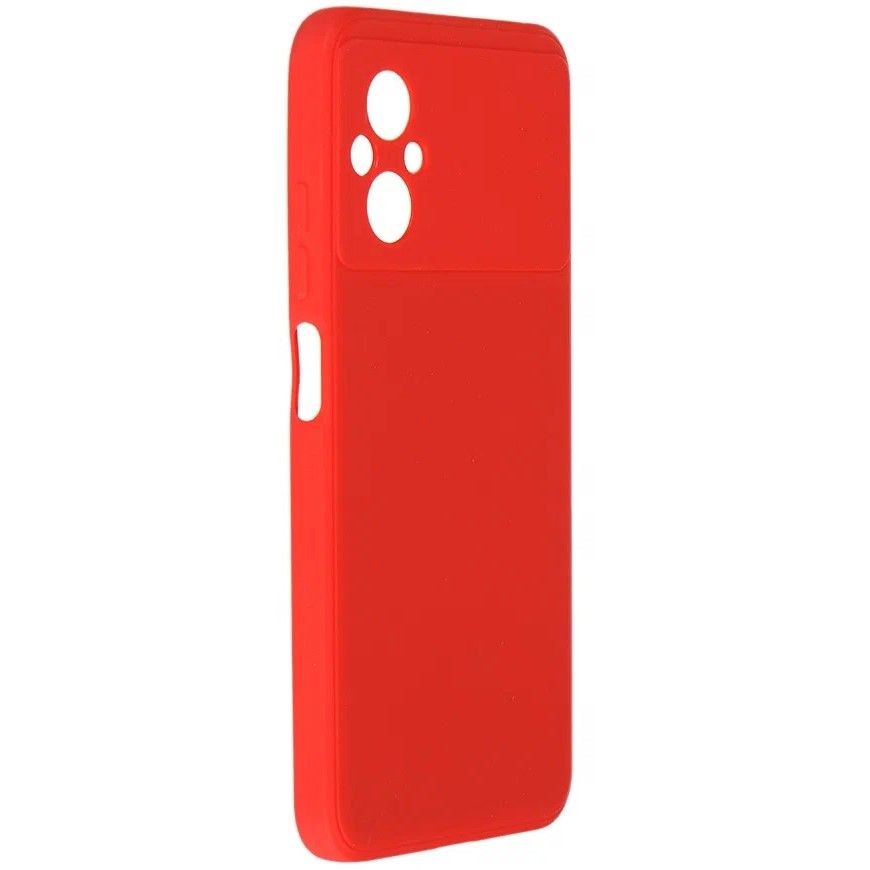 Задняя накладка ZIBELINO Soft Matte для Xiaomi Poco M5 4G (красный) с микрофиброй