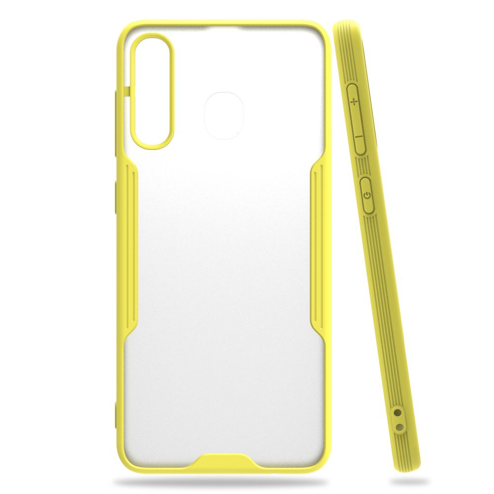 Силиконовый чехол BUBBLE для Samsung Galaxy A11 (2020) жёлтый