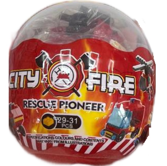 Конструктор в шаре  "Пожарные"