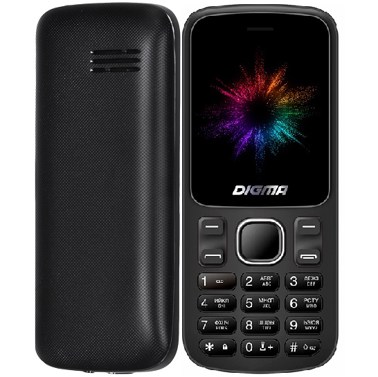 Телефон DIGMA A172 Linx 32Mb черный
