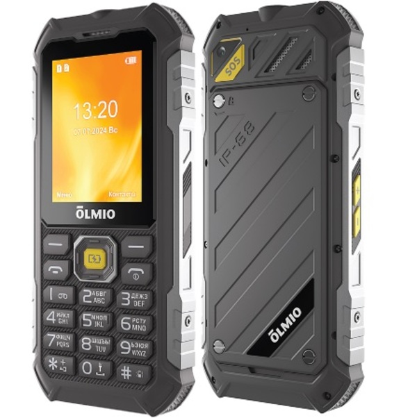 Телефон OLMIO X07 (черный-желтый)