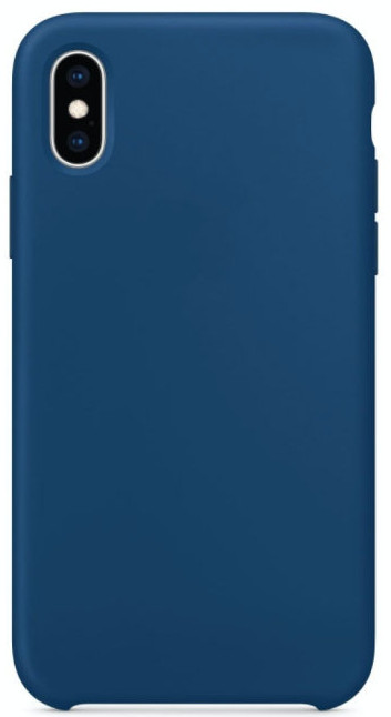 Силиконовый чехол SILICONE CASE для Iphone XR №20 тёмно-синий