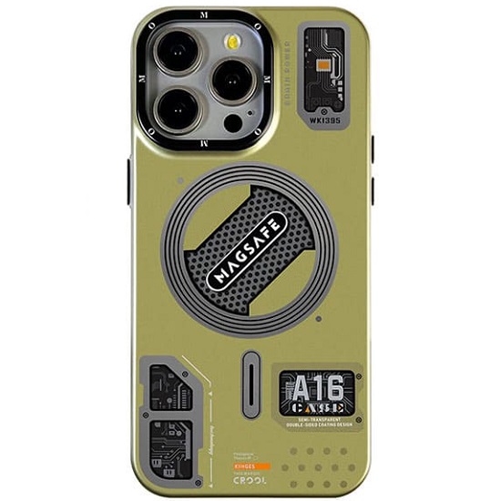 Задняя накладка BIGC MagSafe для iPhone 15 Pro Max Зеленый