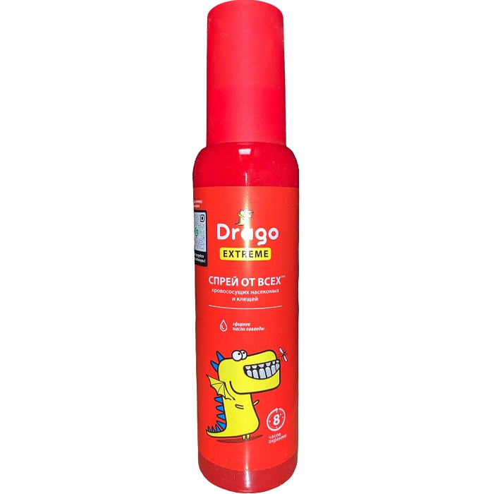 Средство репеллентное GRASS Drago EXTREME NS-0006, спрей, 100мл