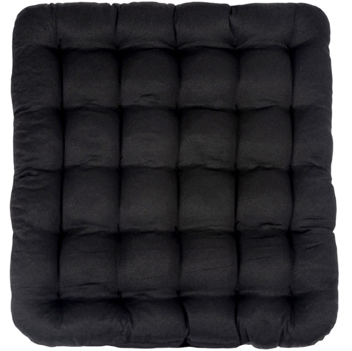 Подушка на стул Bio-Line с гречневой лузгой PSG25 (40*40, черный)