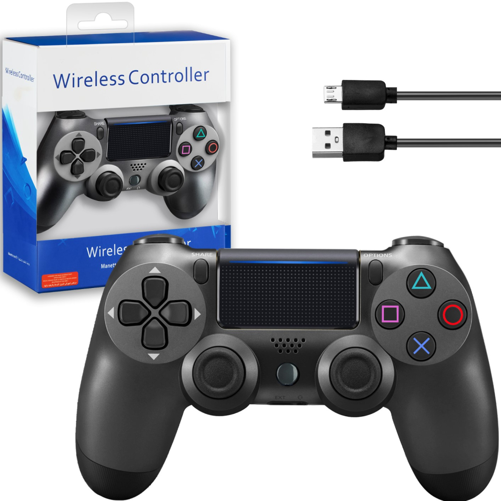 Геймпад БП для SONY PS4 серый (no logo)