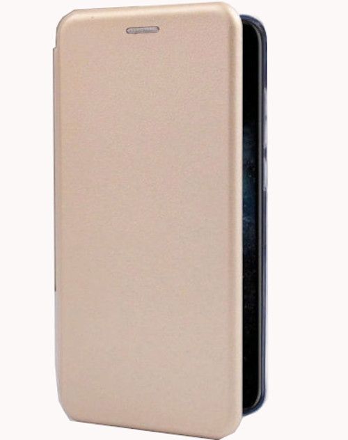Чехол футляр-книга XIVI для iPhone 5/5S/SE, Fashion Case, экокожа, золотой