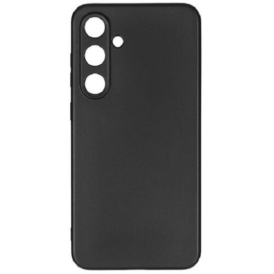Силиконовый чехол DF для Samsung Galaxy S24 FE black, DF sCase-198