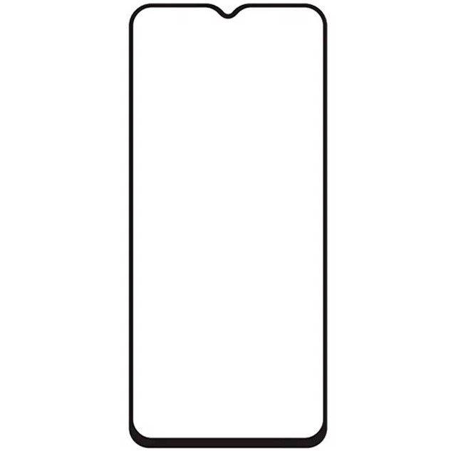 Противоударное стекло 9D NONAME для Honor X7, HD, черное
