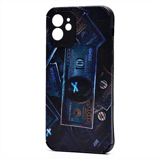 Задняя накладка SC310 для iPhone 12 (002) (black)