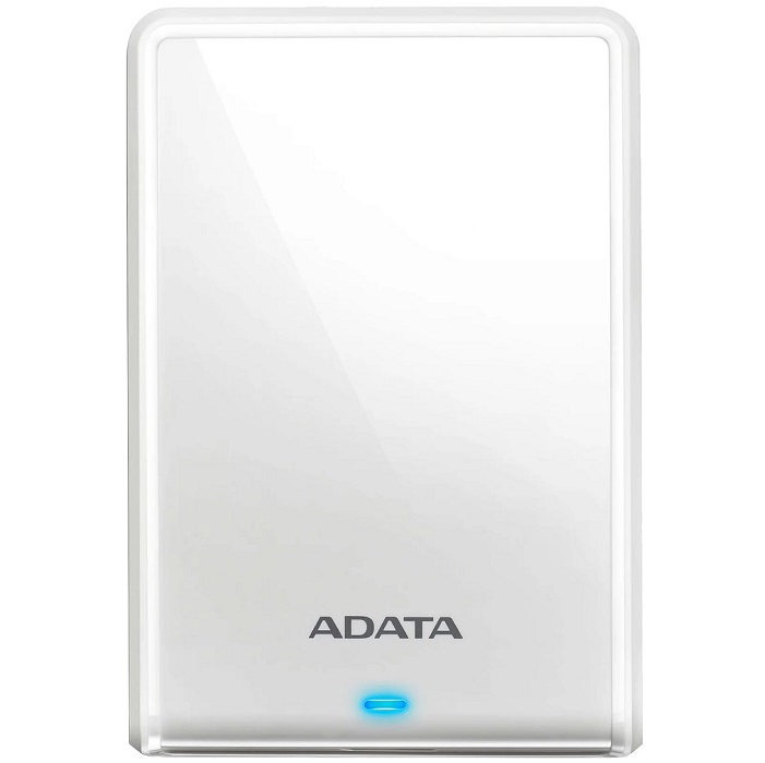 Внешний жёсткий диск 2.5" 1Tb ADATA HV620S Slim, USB 3.1, белый