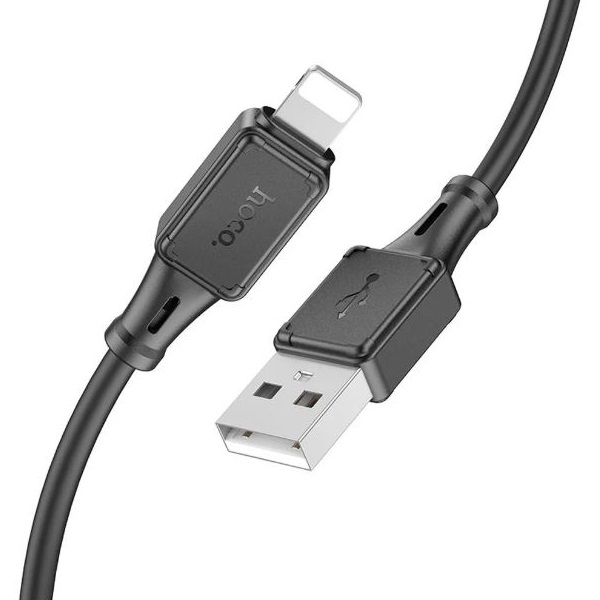 Кабель USB <--> Lightning  1.0м HOCO X101 Assistant, серый