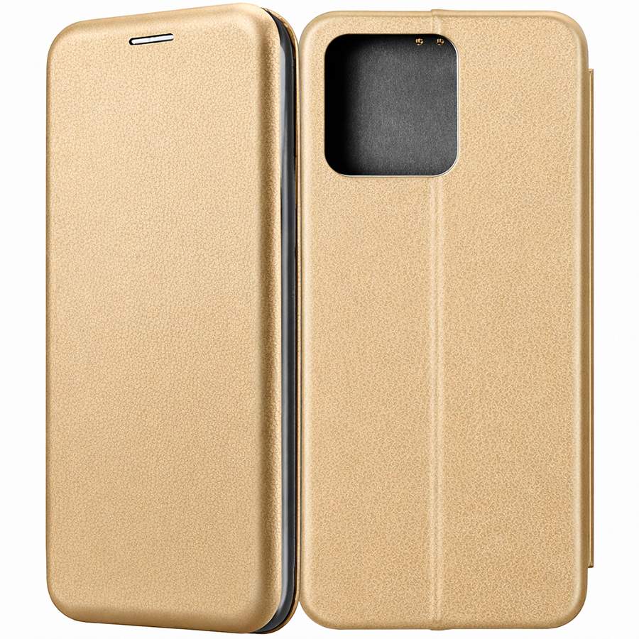 Чехол футляр-книга FASHION CASE для Honor X6C 4G (2025) золото