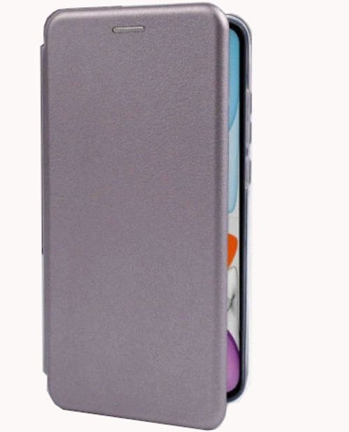 Чехол футляр-книга XIVI для iPhone 7/8/SE2, Fashion Case, экокожа, серый