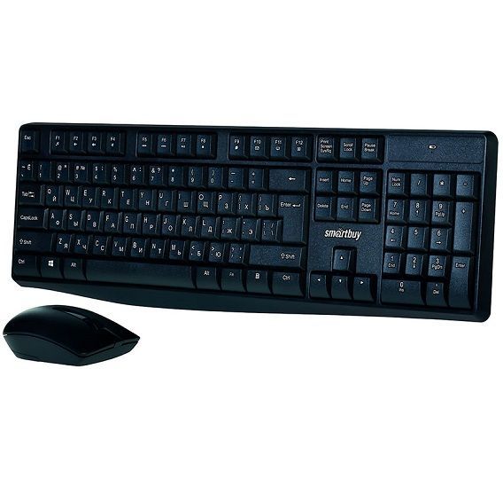 Клавиатура+мышь БП SMARTBUY ONE 207295AG черный (SBC-207295AG-K)