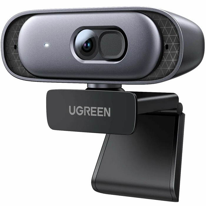 Веб-камера UGREEN CM778 (35626) USB HD Camera 2K@30FPS, серый