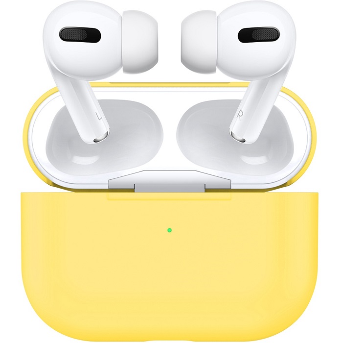 Силиконовый чехол для AirPods Pro 2 Желтый