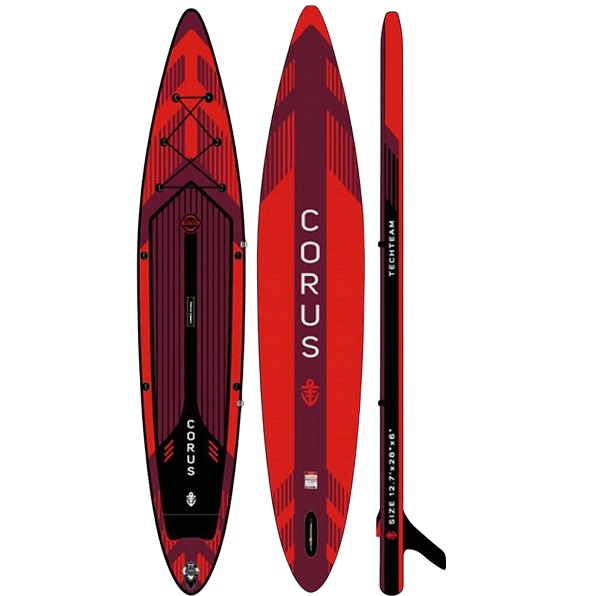 Сапборд TECH TEAM Corus 383x76x15 см (красный / red)