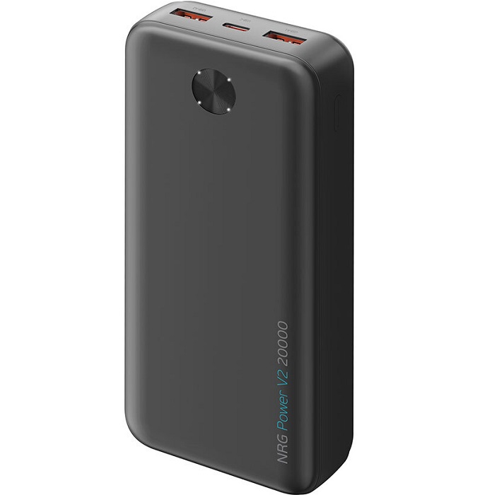 Внешний АКБ DEPPA NRG Power V2 (20000mAh) черный (33680)