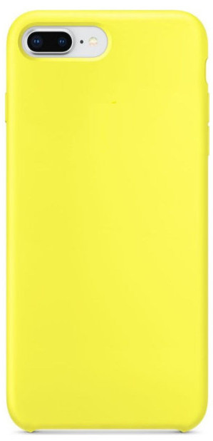 Силиконовый чехол SILICONE CASE для Iphone 7/8 Plus №04 жёлтый