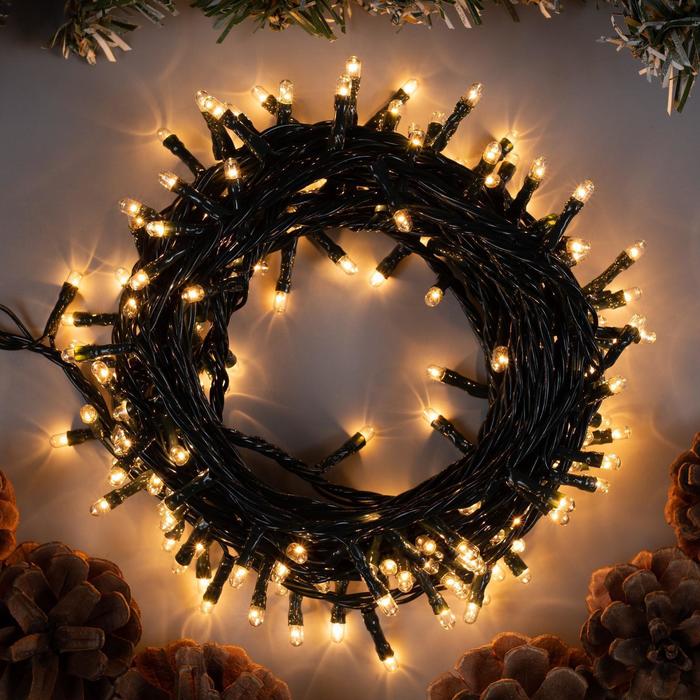 Гирлянда "Нить" 7 м, свечение белое, 8 режимов