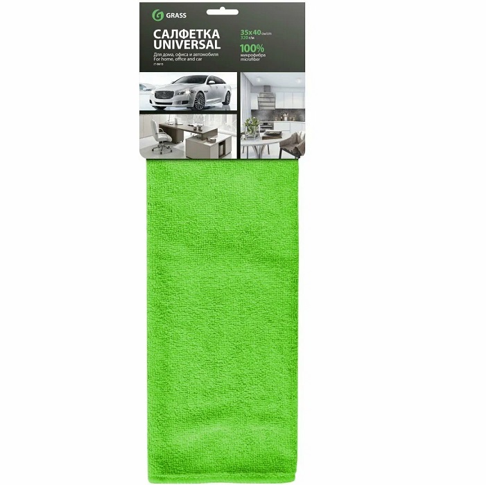 Салфетка микрофибра GRASS IT-0615, 320 г/м (35*40см) (1шт)