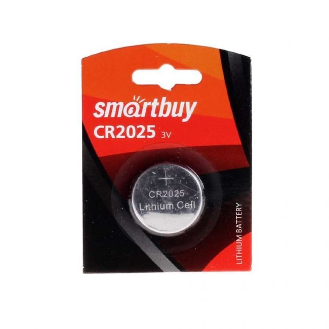 Элемент питания SMARTBUY CR2025 BL-1