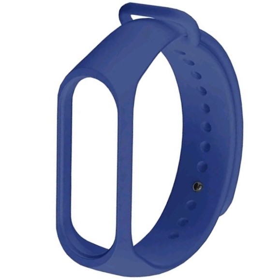 Силиконовый ремешок NONAME для Xiaomi Mi Band 3/4 silicon loop Royal blue
