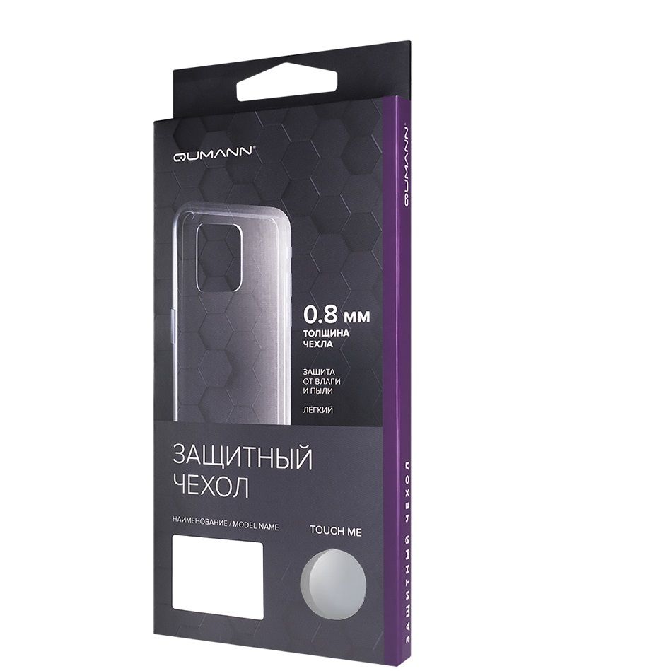 Задняя накладка QUMANN для Samsung Galaxy A72, прозрачная, 10216
