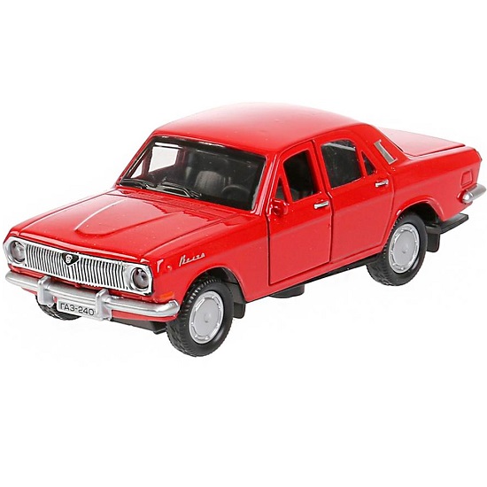 Модель Технопарк ГАЗ-2401 Волга красный в коробке