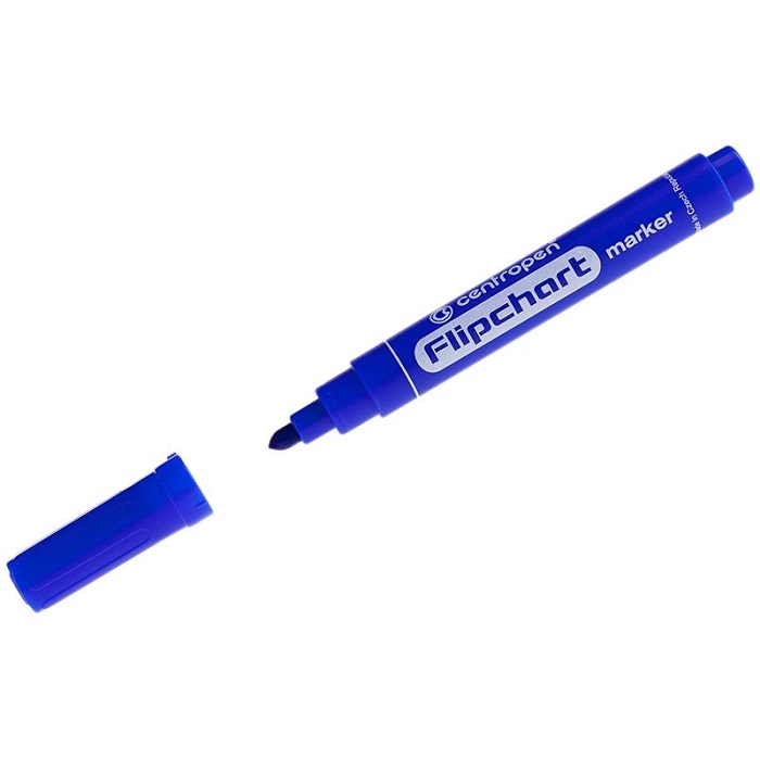 Маркер для флипчарта 5.0 мм Centropen 8550 FLIPCHART, линия 2,5 мм, цвет синий